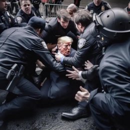 Fingerabdruck Fahndungsfoto Donald Trump Verhaftet Wegen Linken Pornostar Stormy